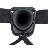 Real Rock Gode ceinture creux Hollow Strap On RealRock 18 x 4.5cm Noir